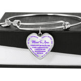 Hija, Nunca Olvides Que Mami Te Ama - Bangle Bracelet (EO)