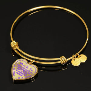 Hija, Nunca Olvides Que Mami Te Ama - Bangle Bracelet (EO)