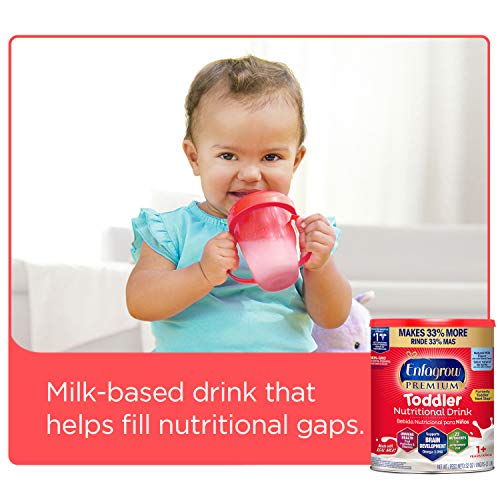 Enfagrow Premium Omega 3 DHA Prebiotics Non-GMO (Formerly Toddler Next Step) Toddler Nutritional Milk Drink, Natural Milk Flavor Powder 32 oz. can (Includes 6 cans) From the Makers of Enfamil